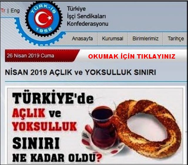 NİSAN 2019 AÇLIK SINIRI