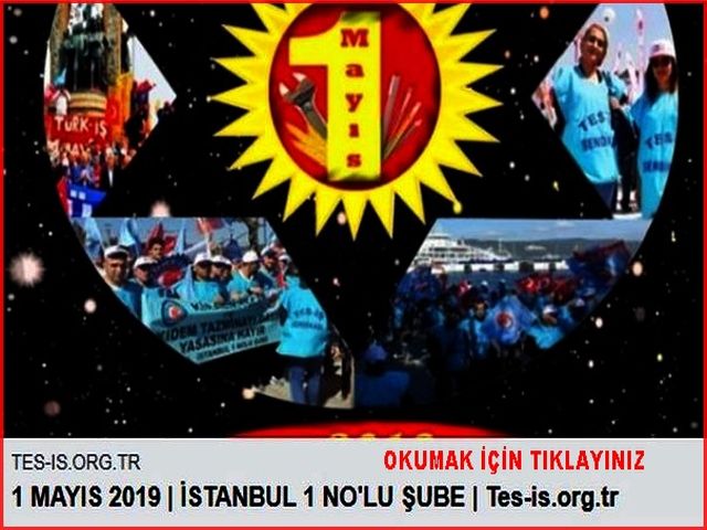 1 MAYIS 2019 KUTLU OLSUN