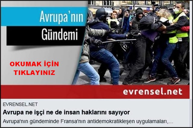 AVRUPA NE İŞÇİ NE DE İNSANHAKLARINI