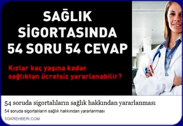 SAĞLIK SİGORTASI