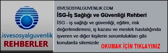 İŞ SAĞLIĞI VE GÜVENLİĞİ REHBERİ