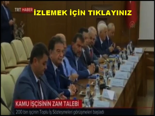 KAMU İŞÇLERİNİN ZAM TEKLİFİ