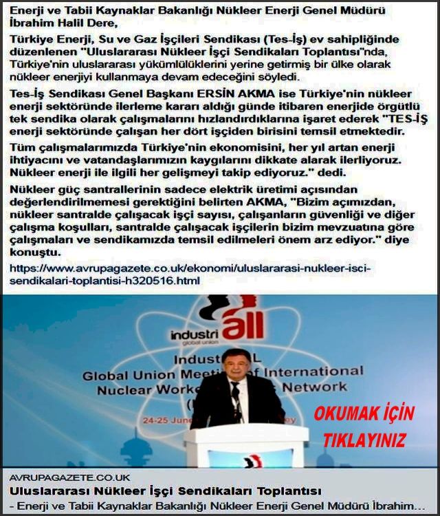 ULUSLARARASI İŞÇİ SENDİKALARI TOPLANTISI