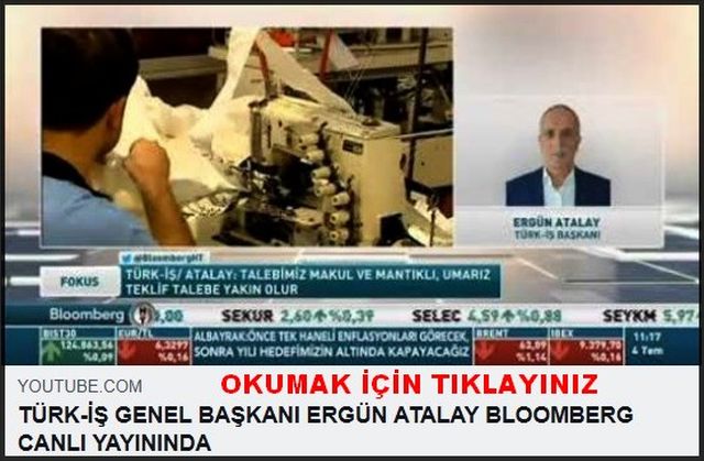 ERGÜN ATALAY BLOOMBERG TV DE