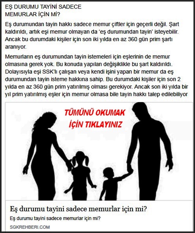 EŞ DURUMU TAYİNİ SADECE