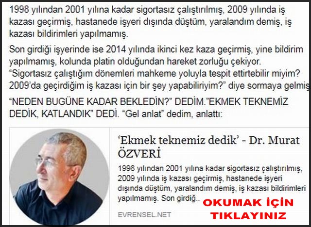 EKMEK TEKNEMİZ DEDİK