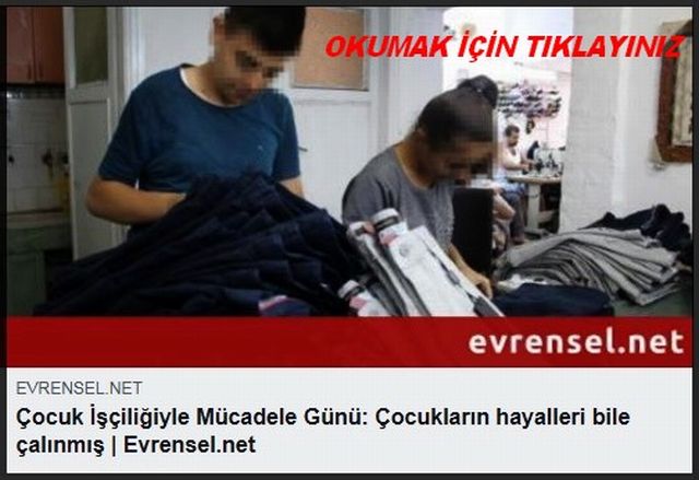 ÇOCUKLARIN HAYALLERİ BİLE ÇALINMIŞ