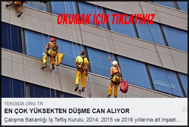 EN ÇOK YÜKSEKDEN DÜŞME CAN ALIYOR