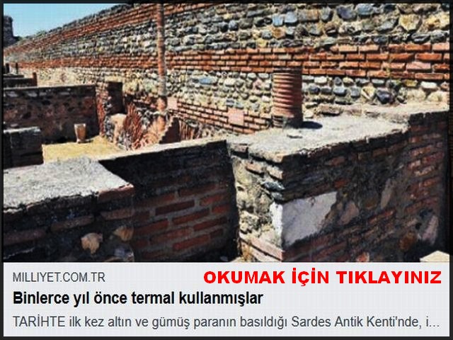 BİNLERCE YIL ÖNCE TERMAL KULLANMIŞLAR