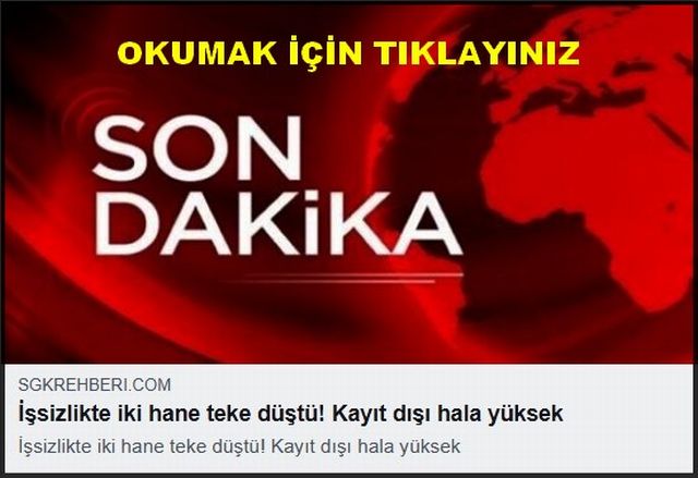 KAYIT DIŞI HALA YÜKSEK