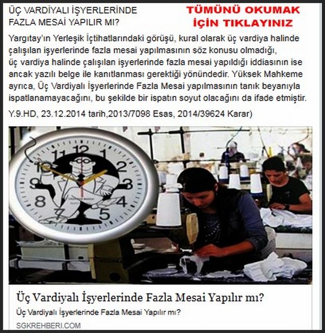 ÜÇ VARDİYALI