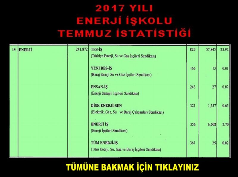 2017 TEMMUZ İSTATİSTİĞİ