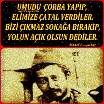 UMUDU ÇORBA YAPIP,